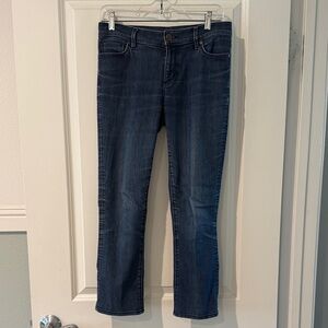 Ann Taylor LOFT women's Classic Blue Denim crop Jeans size 26